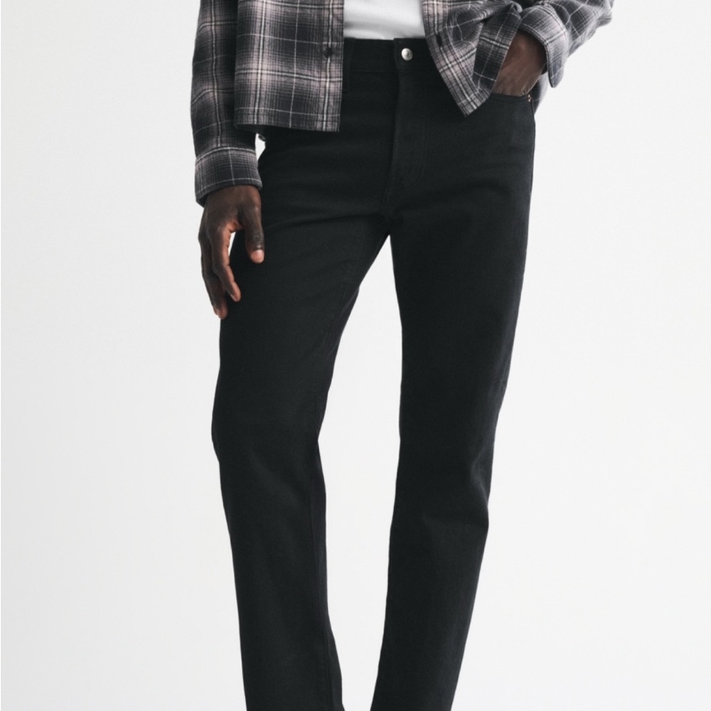 Abercrombie & Fitch Men's Slim Black Jeans